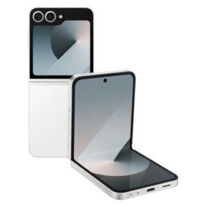 Samsung Galaxy Z Flip6 256GB, White - SM-F741BZWGEUB - Image 1